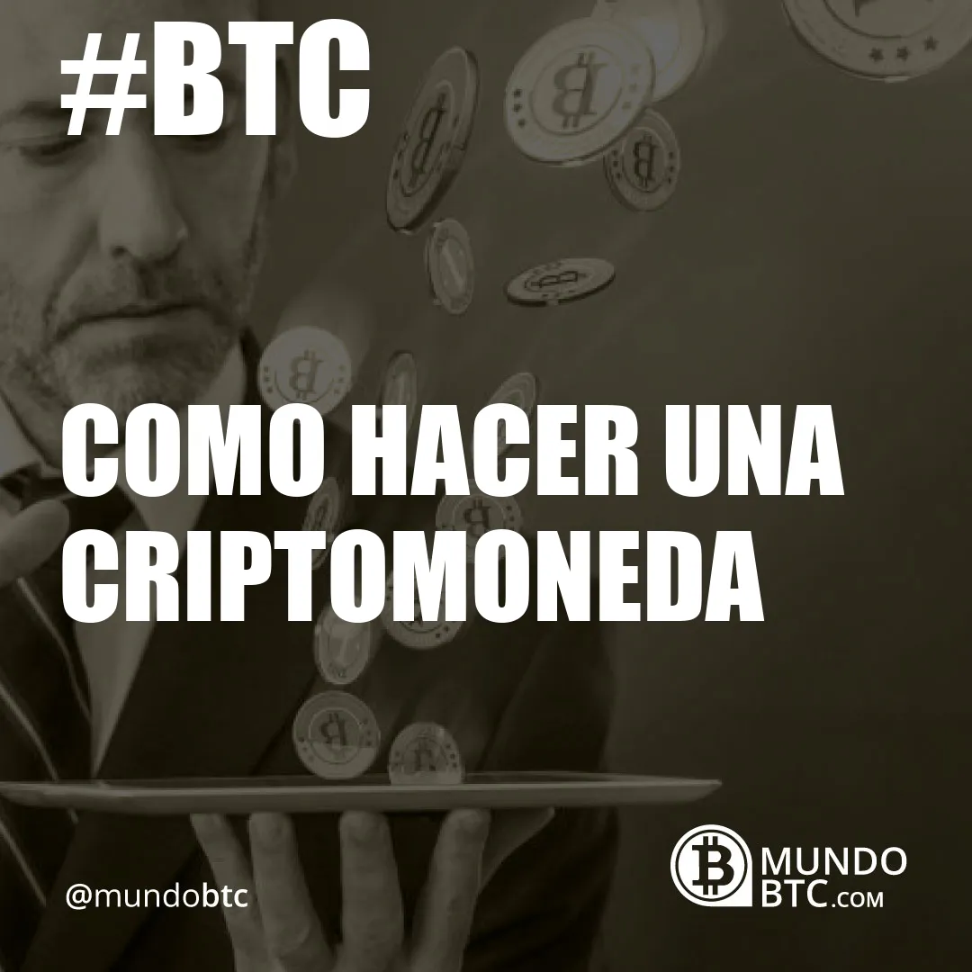 como hacer una criptomoneda