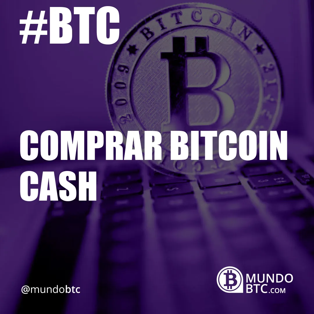 Comprar Bitcoin Cash