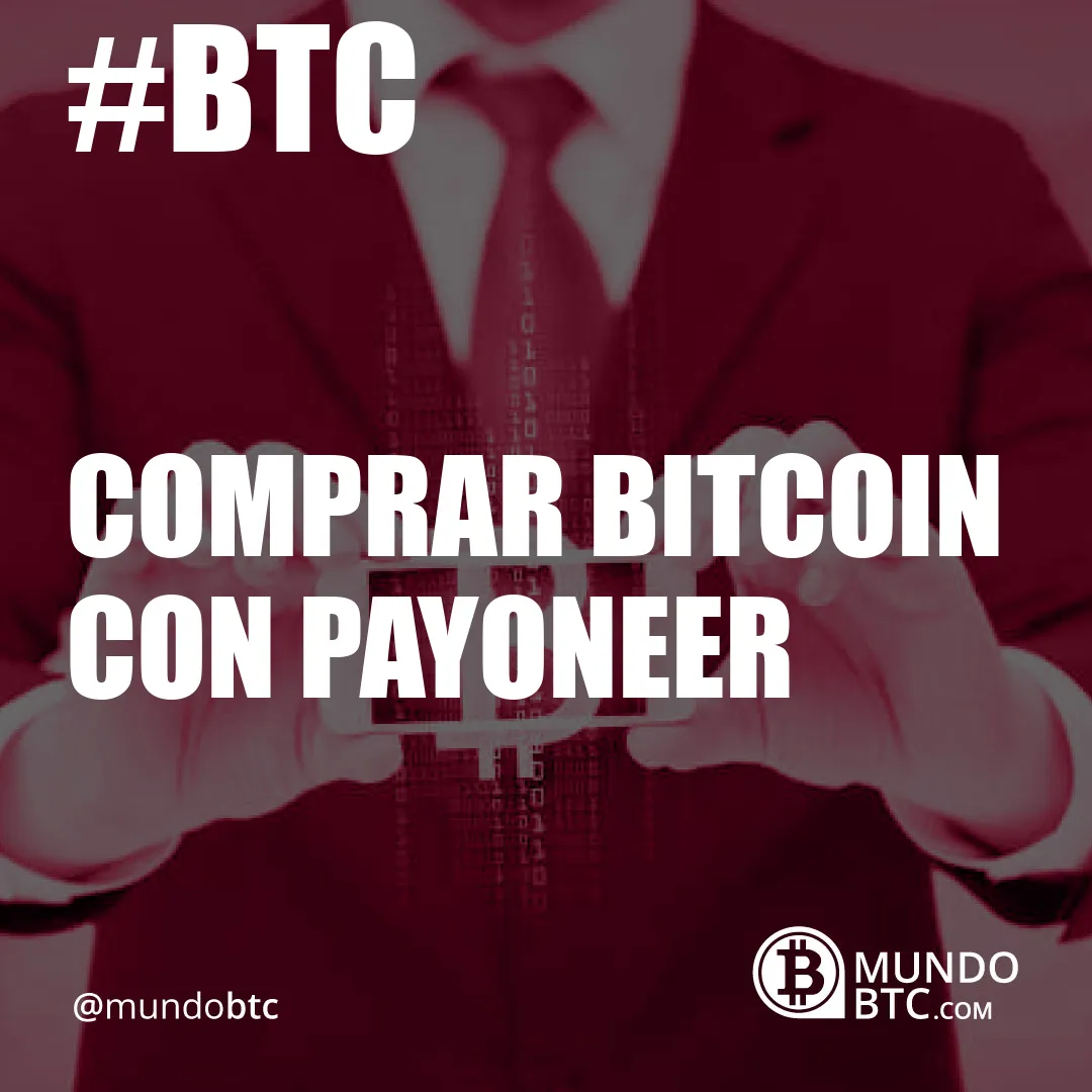 comprar bitcoin con payoneer