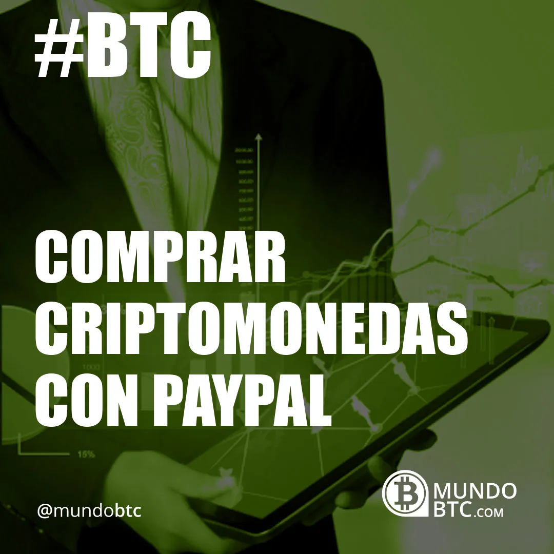 Comprar Criptomonedas con Paypal