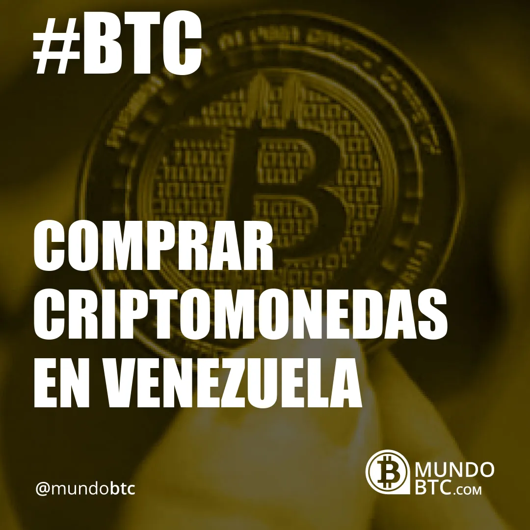 comprar criptomonedas en venezuela