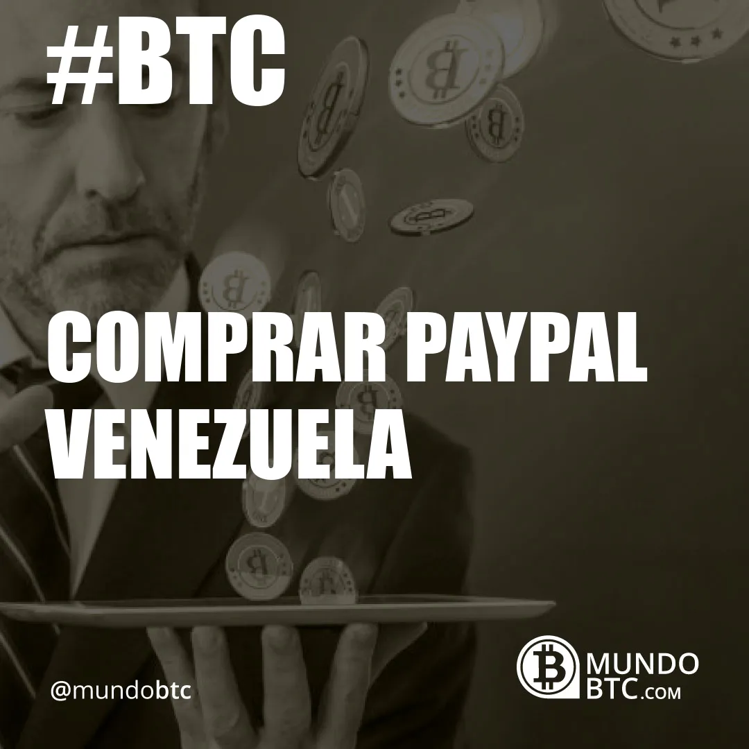 Comprar Paypal Venezuela