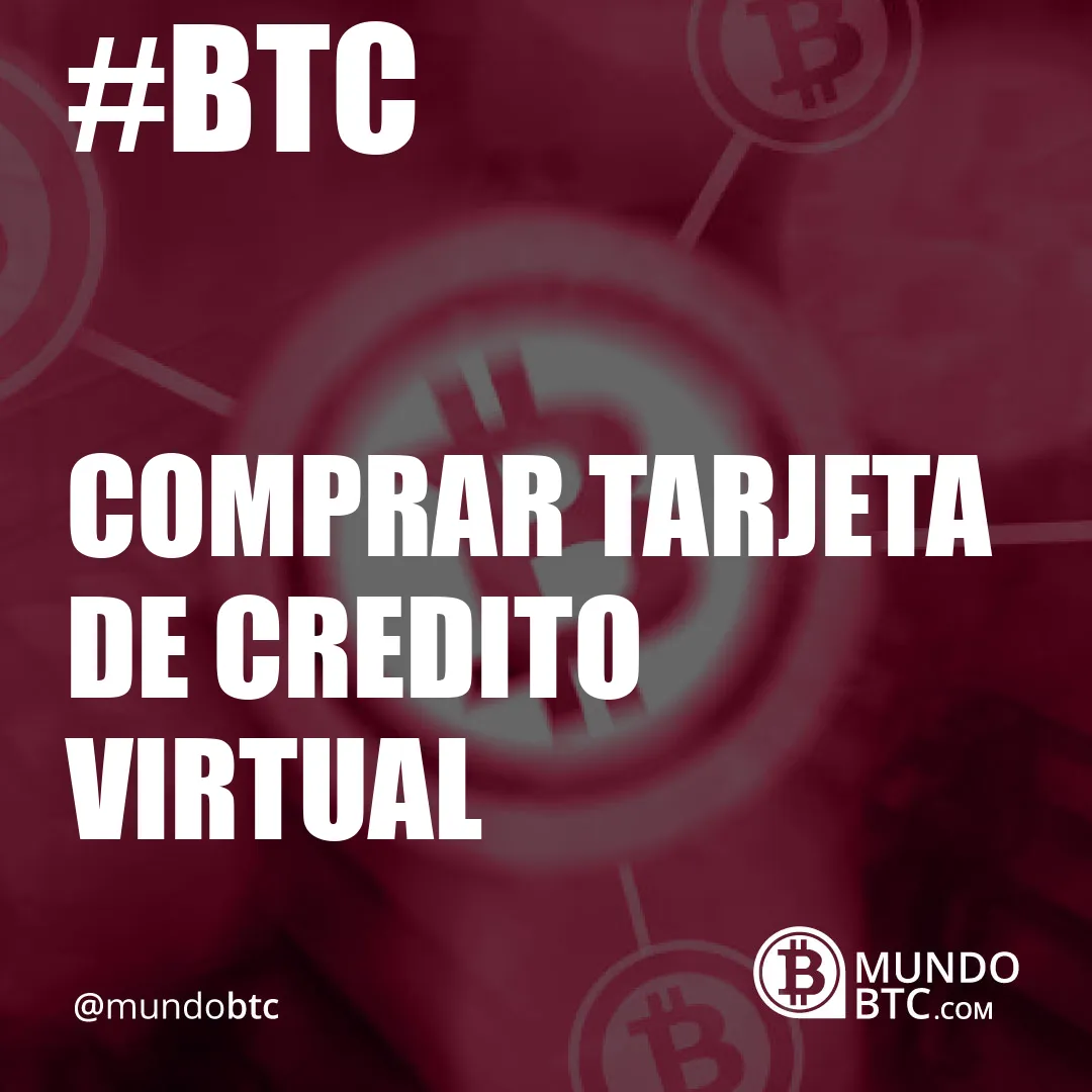 Comprar Tarjeta de Credito Virtual