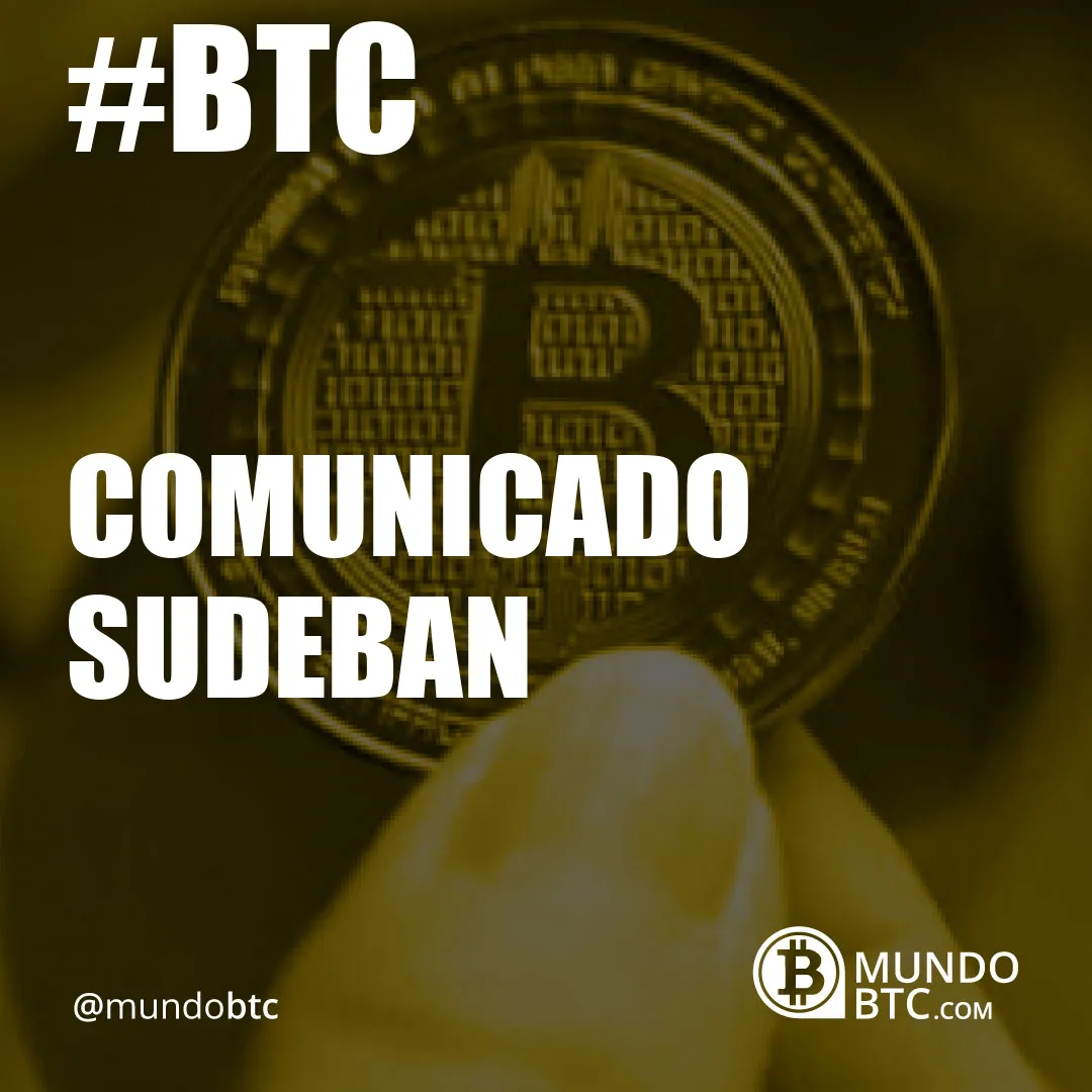 comunicado sudeban