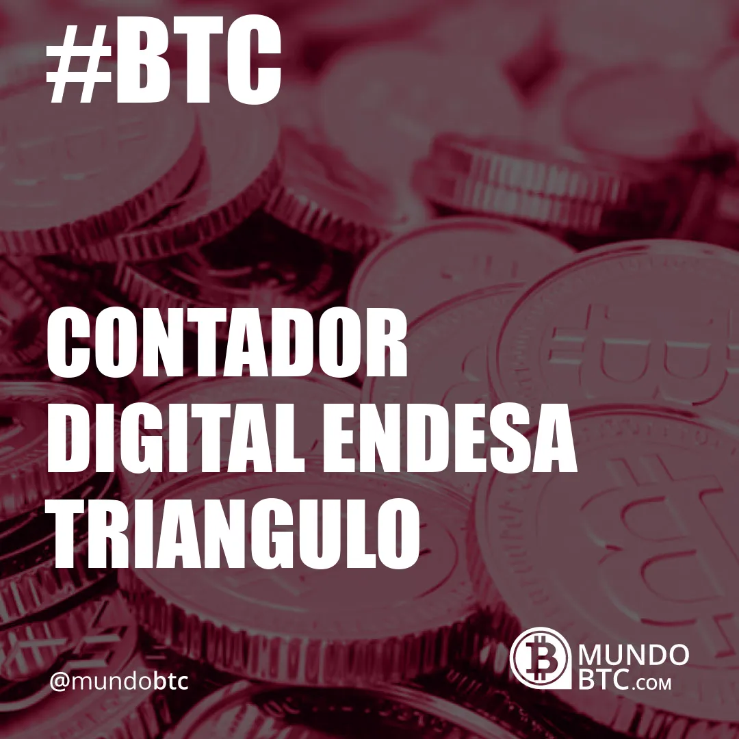 contador digital endesa triangulo