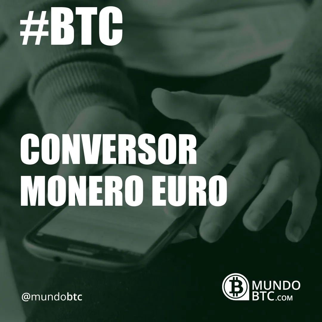 conversor monero euro