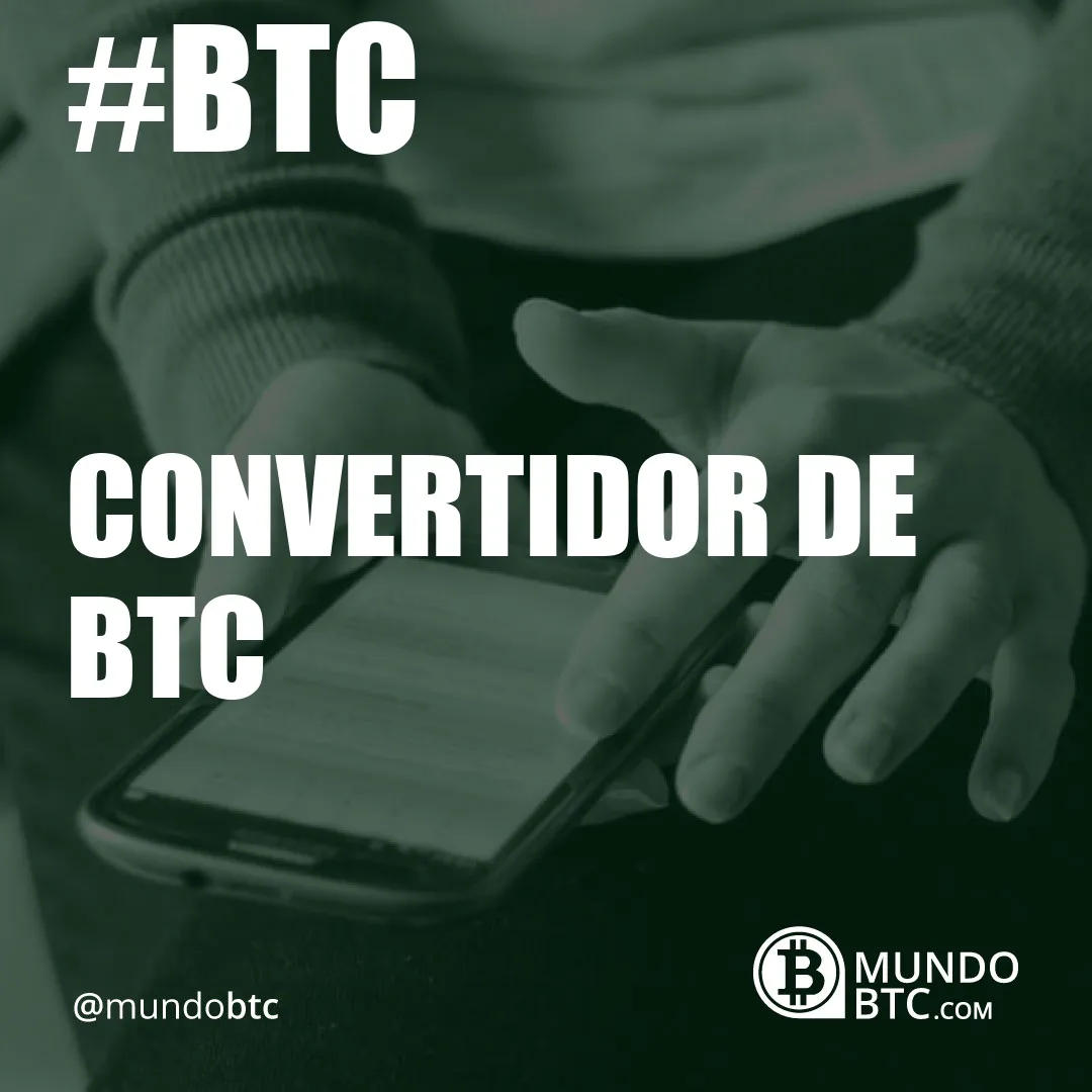 Convertidor de Btc