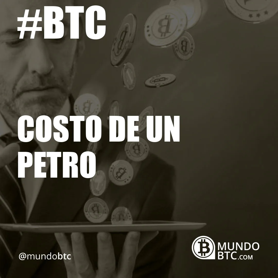 costo de un petro