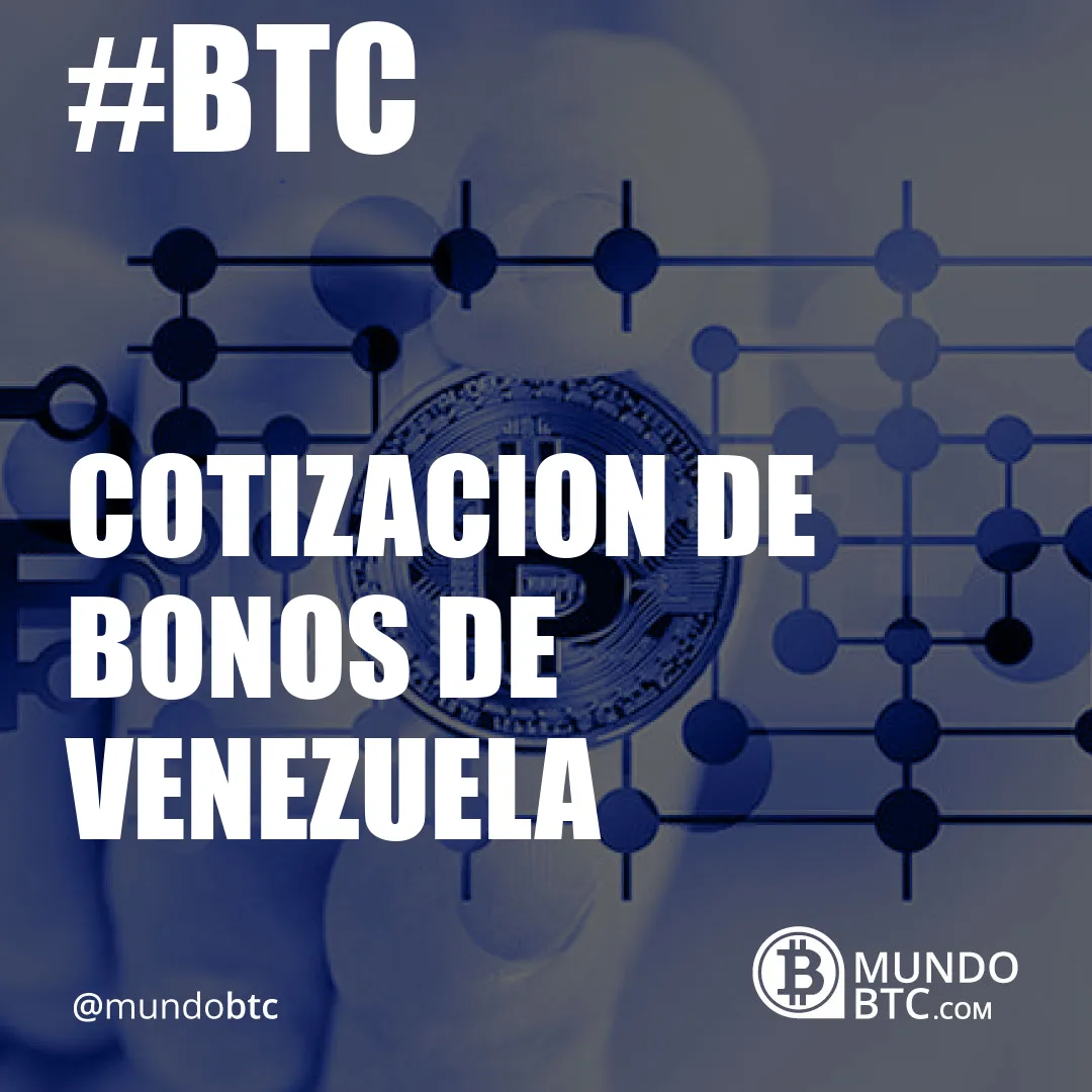 cotizacion de bonos de venezuela