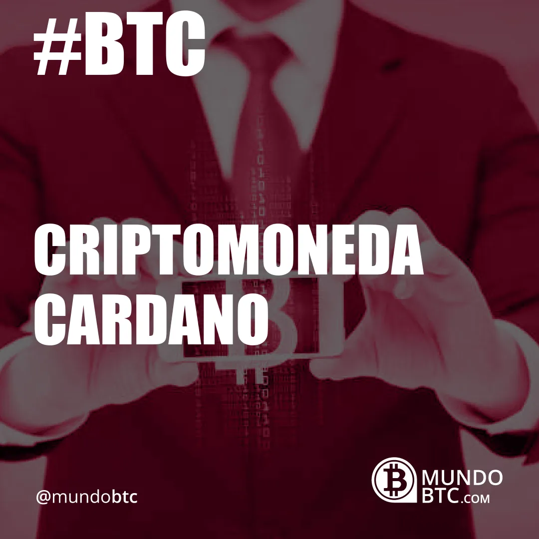 criptomoneda cardano