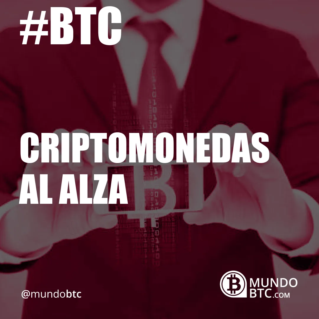 criptomonedas al alza