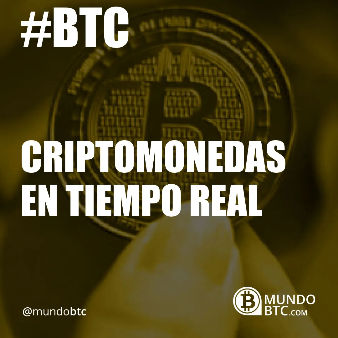 criptomonedas en tiempo real