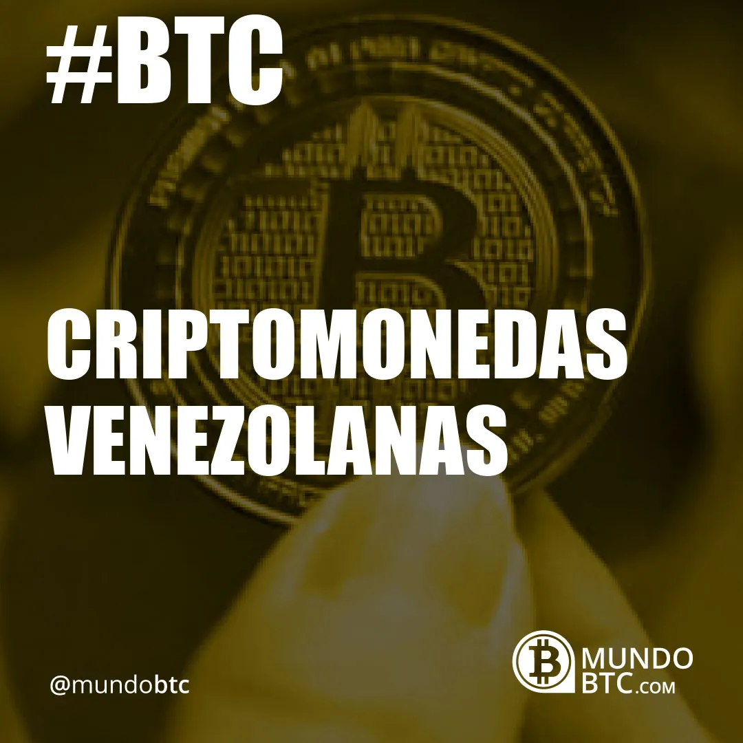 criptomonedas venezolanas