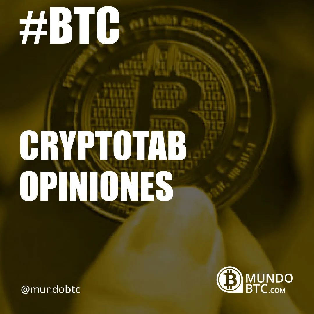 Cryptotab Opiniones