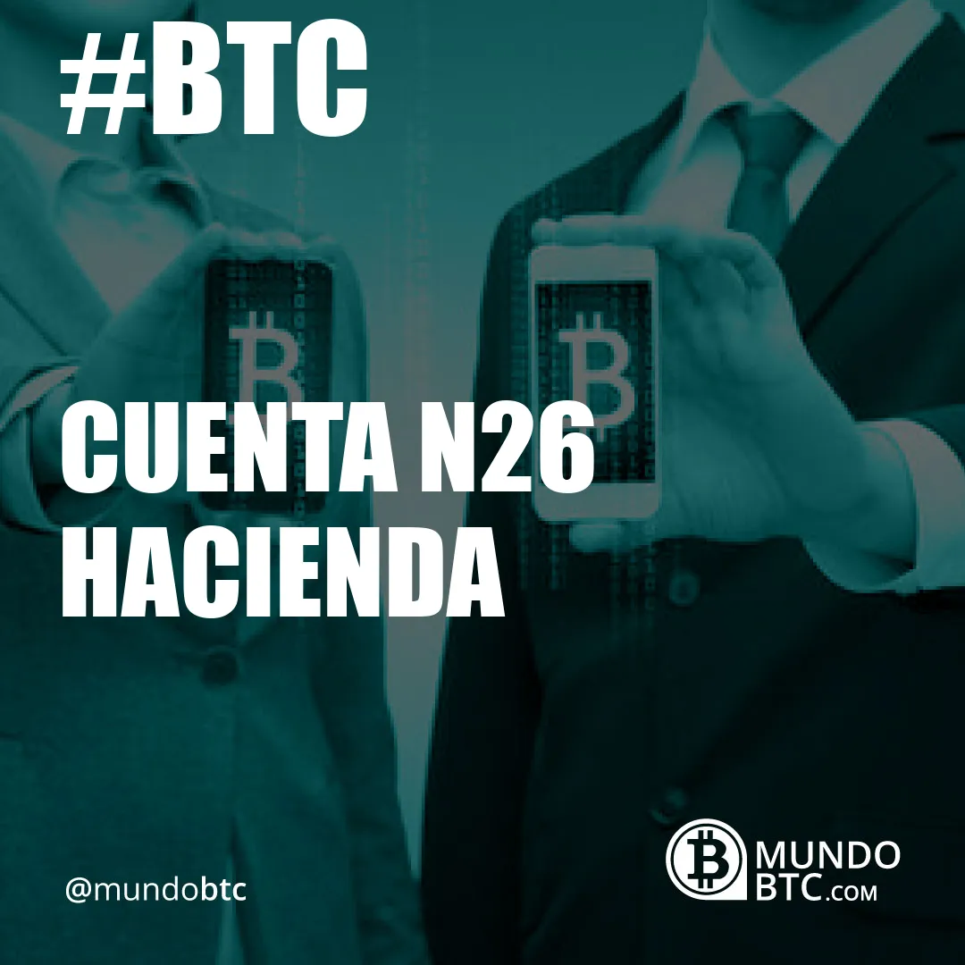 Cuenta N26 Hacienda