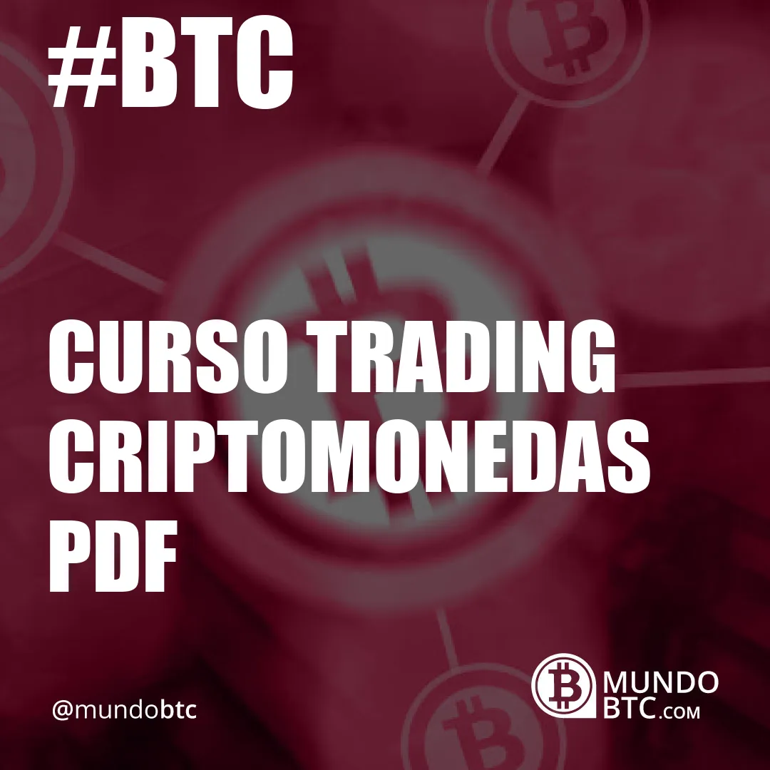 curso trading criptomonedas pdf