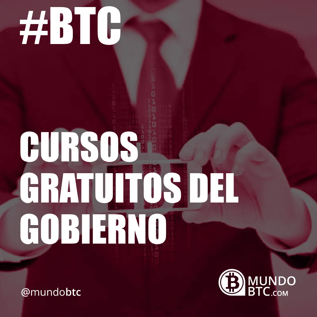 cursos gratuitos del gobierno