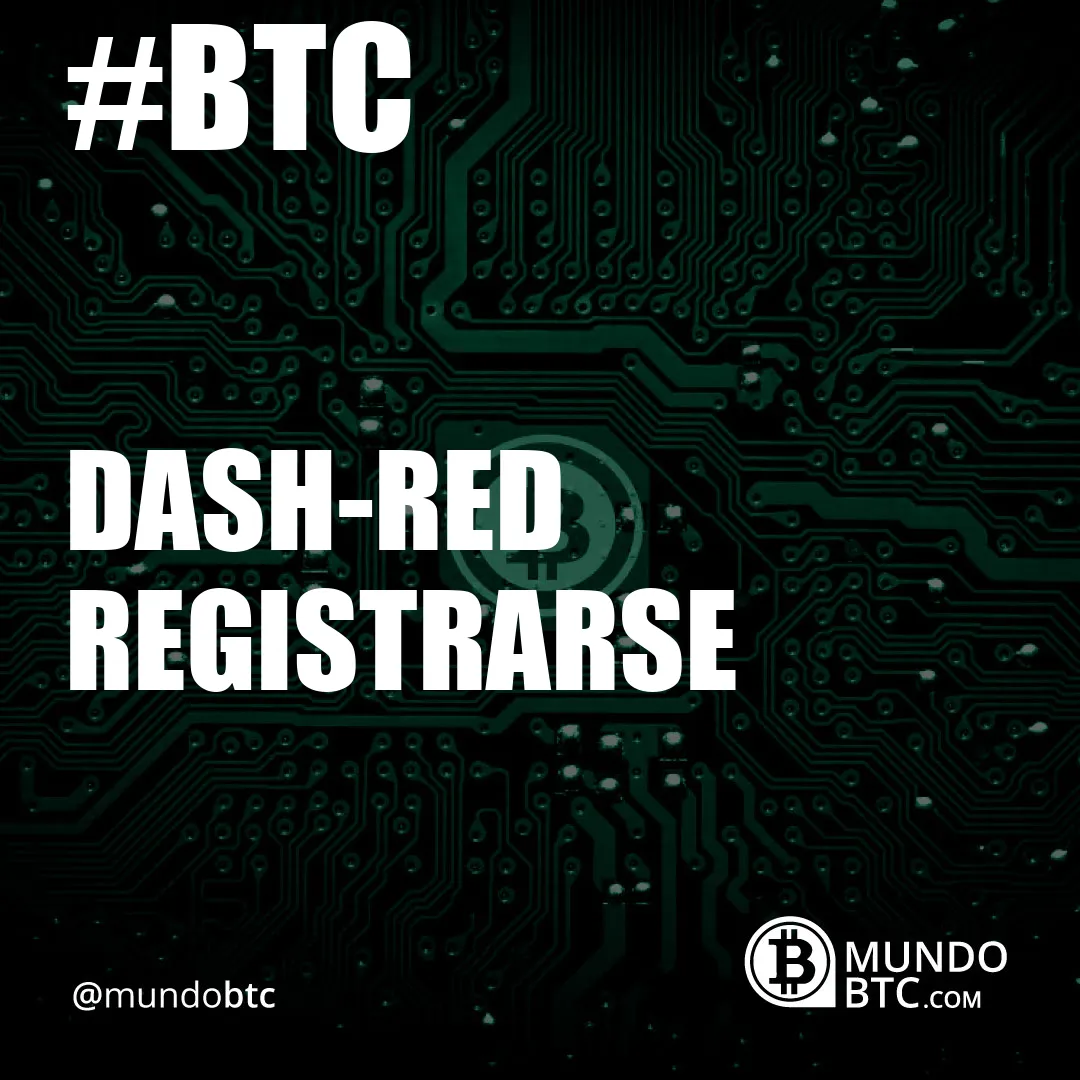 Dash.red Registrarse