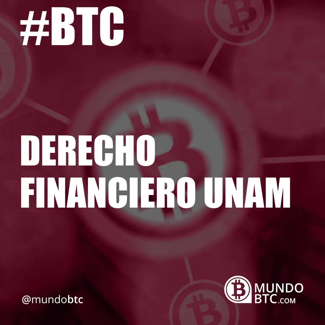 derecho financiero unam