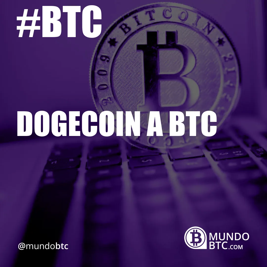 dogecoin a btc