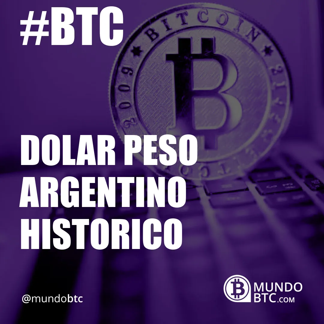 Dolar Peso Argentino Historico