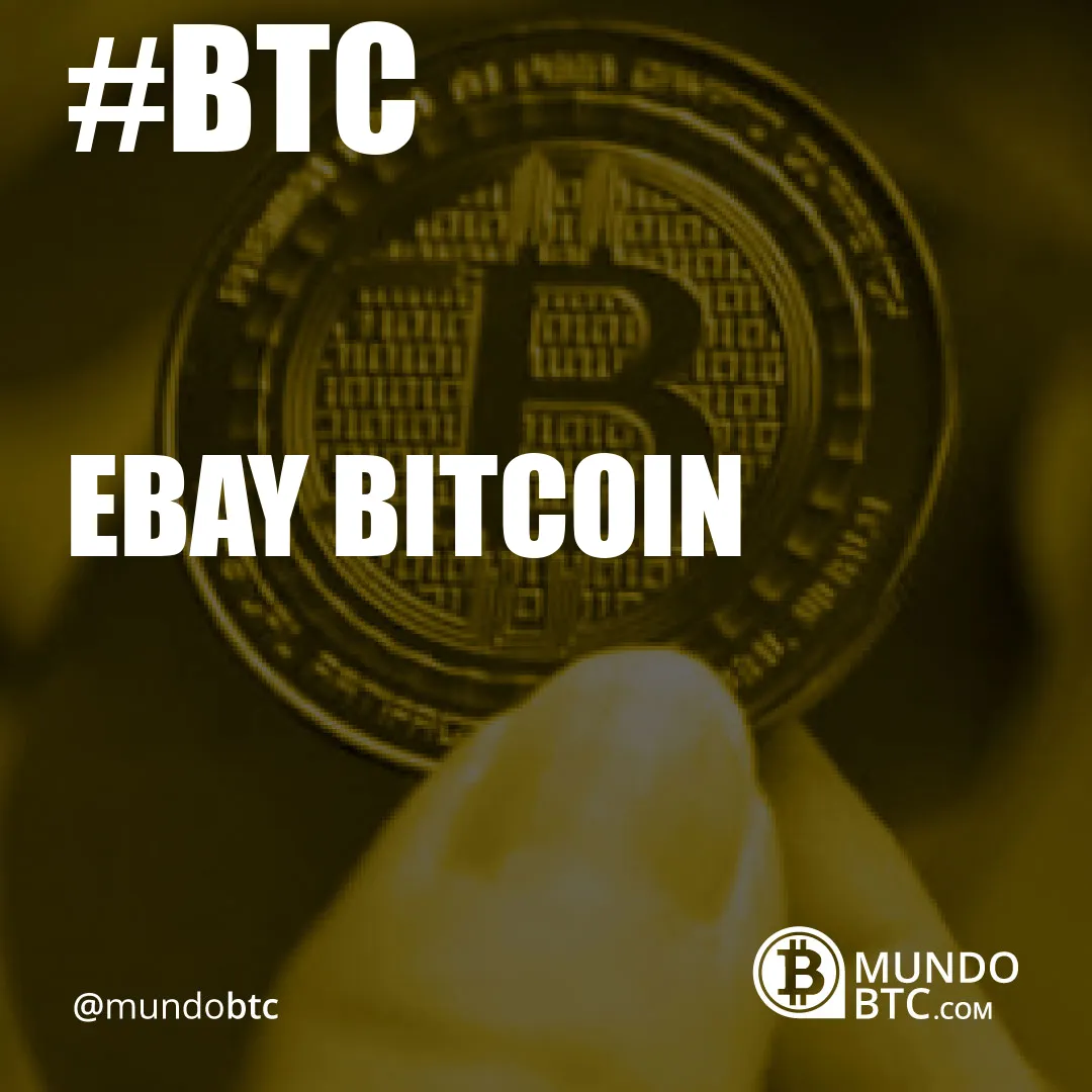 Ebay Bitcoin