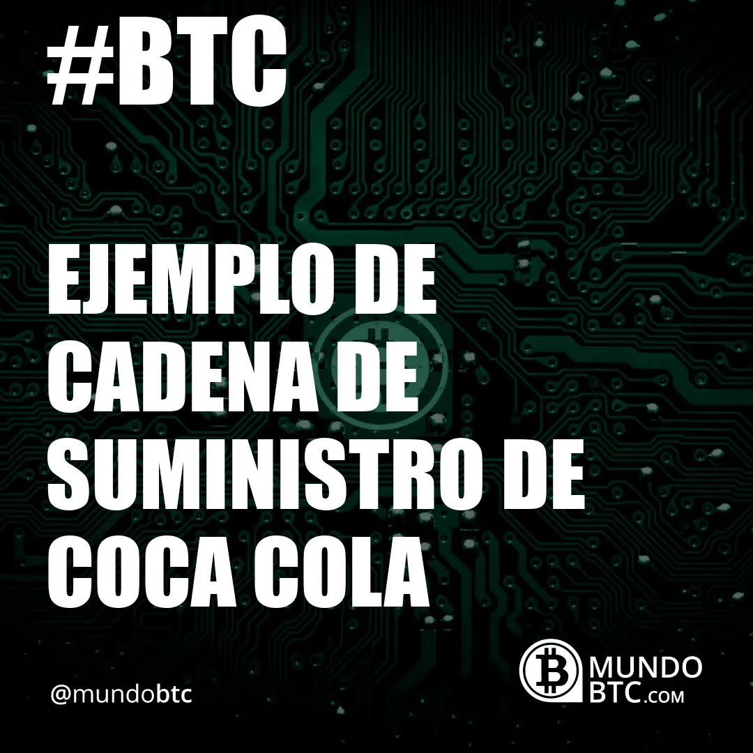 Ejemplo de Cadena de Suministro de Coca Cola