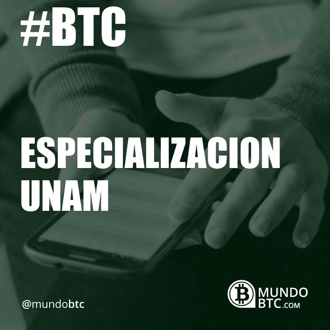 Especializacion Unam