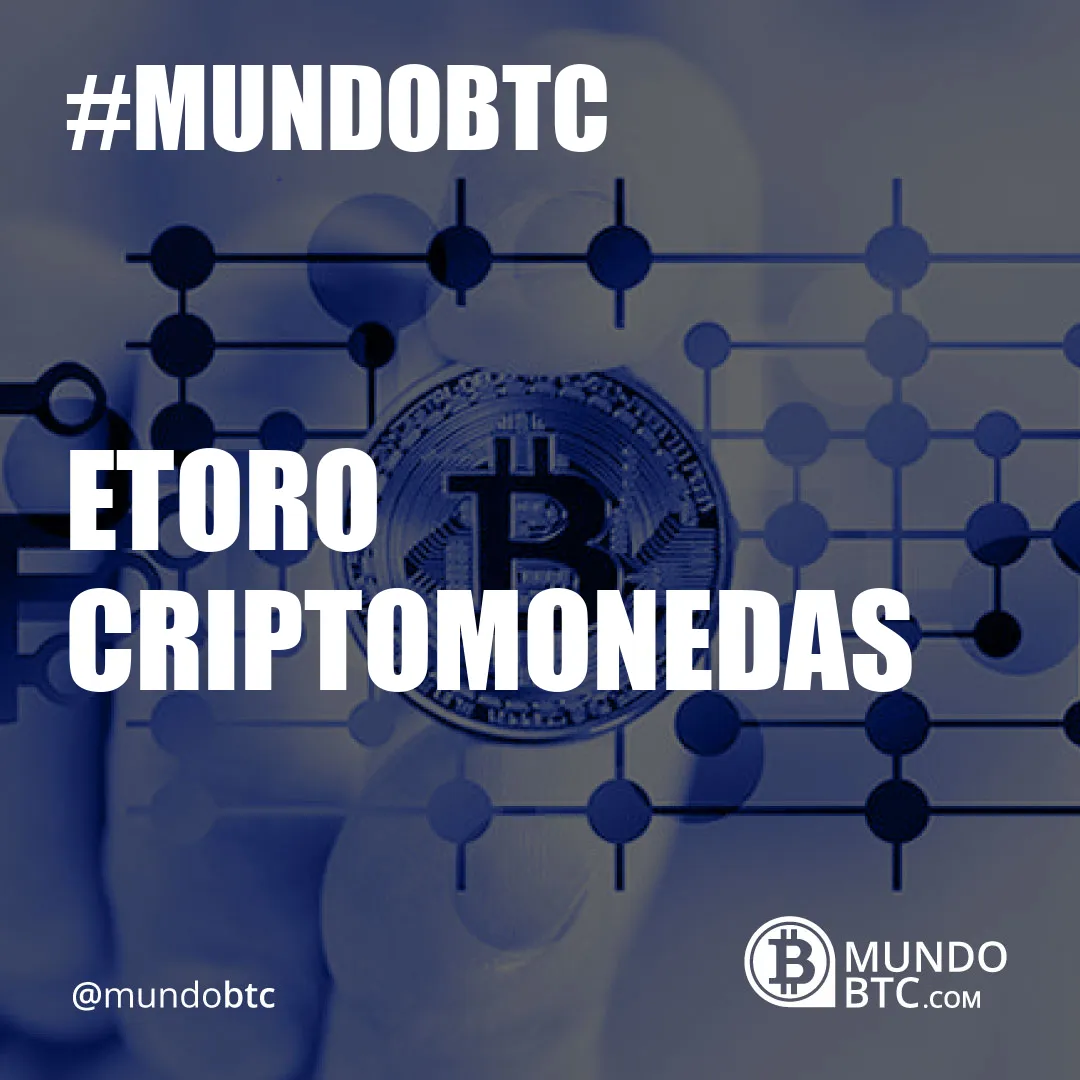 Etoro Criptomonedas