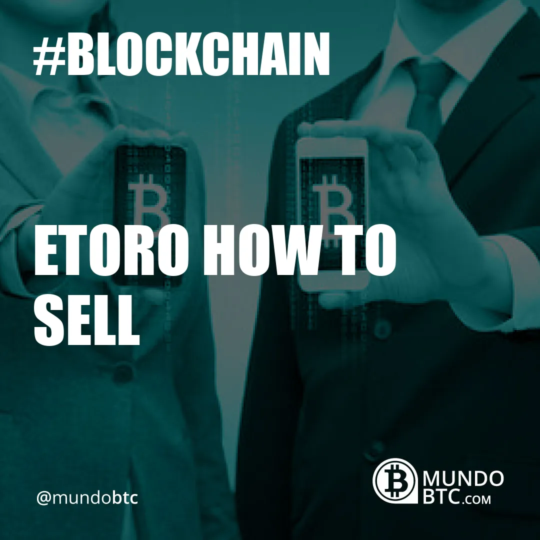 Etoro How To Sell