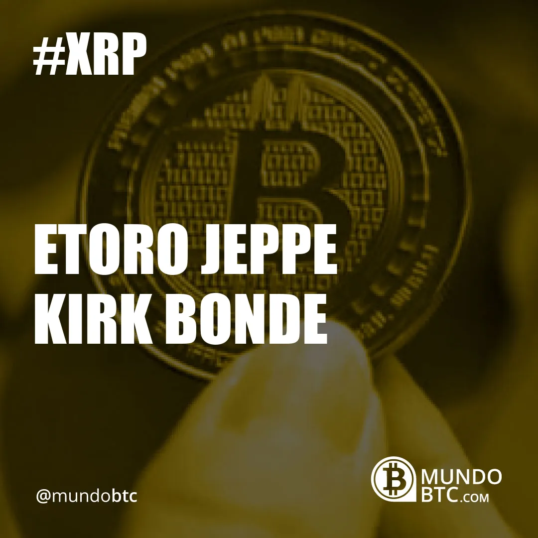 Etoro Jeppe Kirk Bonde