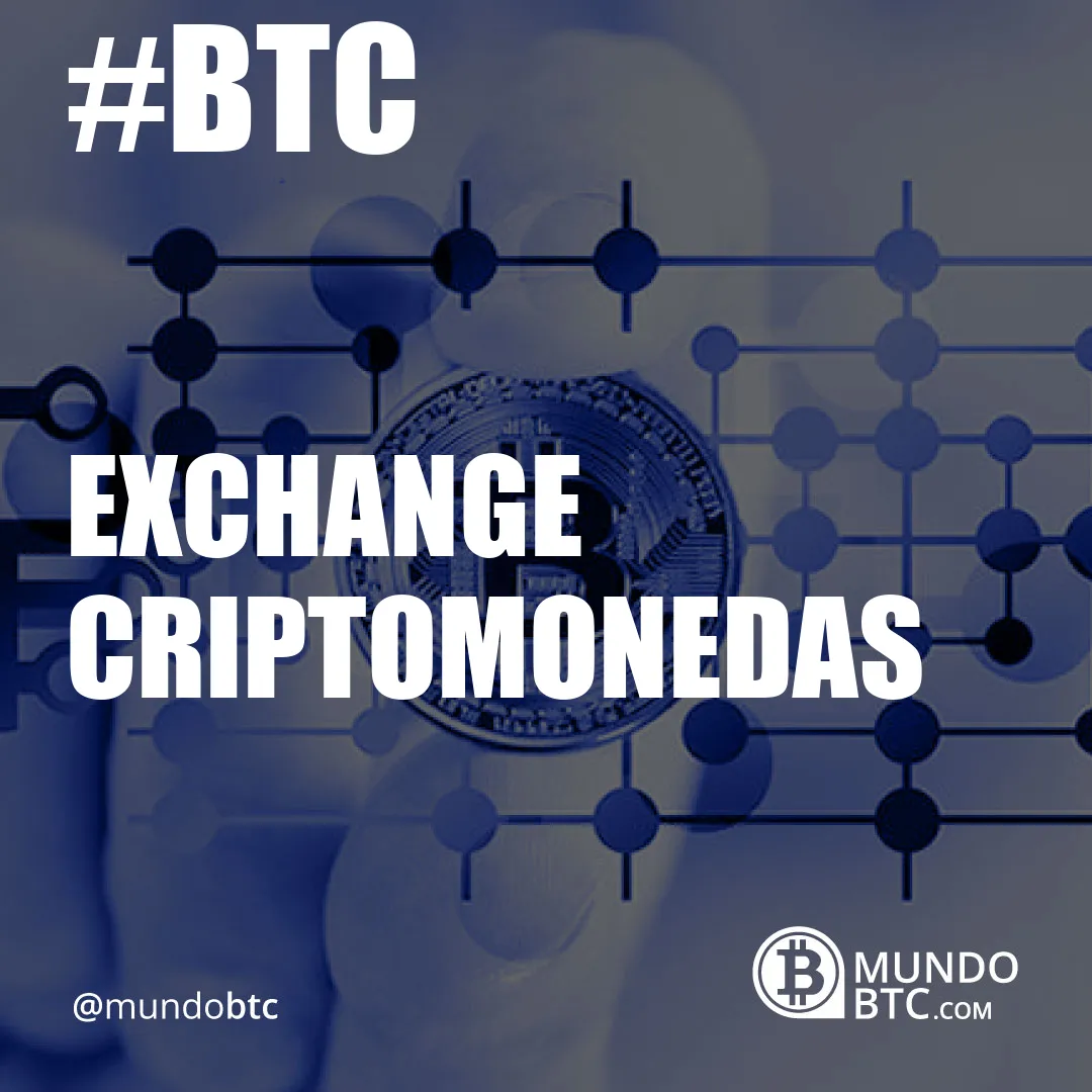 exchange criptomonedas