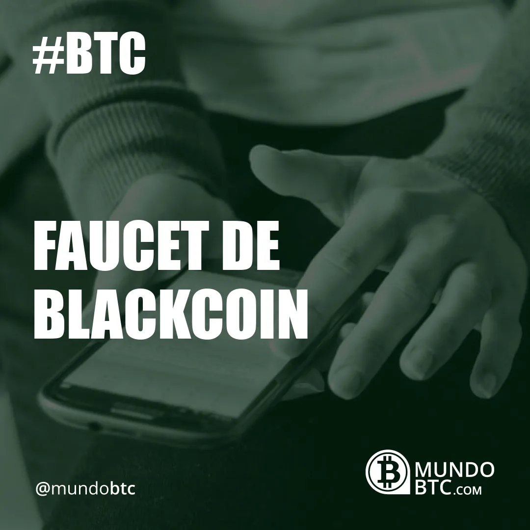 Faucet de Blackcoin