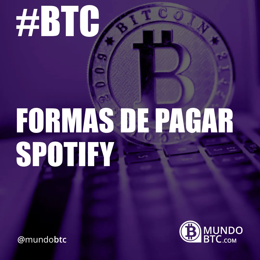 formas de pagar spotify