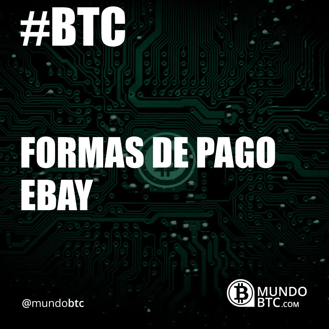 Formas de Pago Ebay