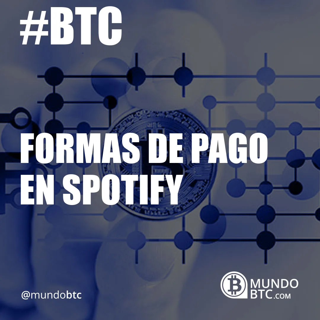 formas de pago en spotify