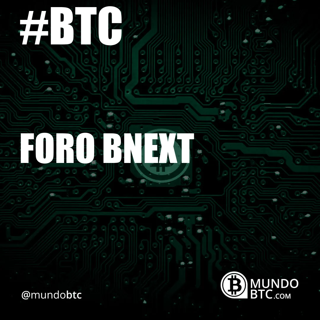 Foro Bnext