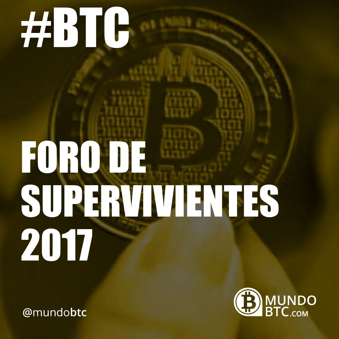 Foro de Supervivientes 2017