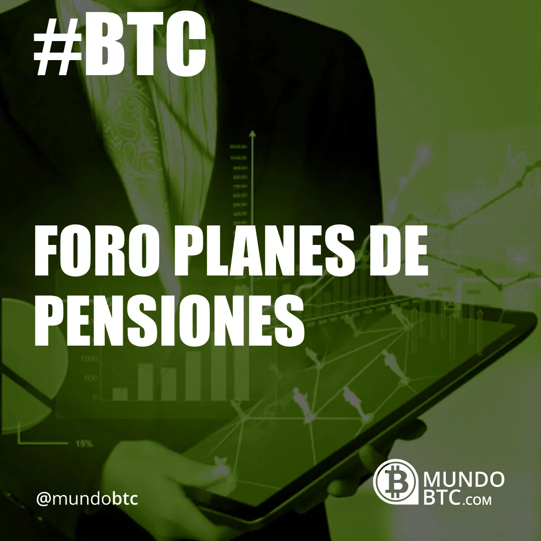 Foro Planes de Pensiones