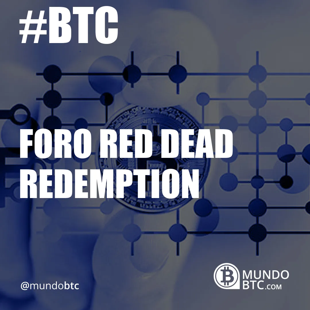foro red dead redemption