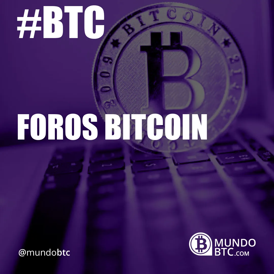 foros bitcoin