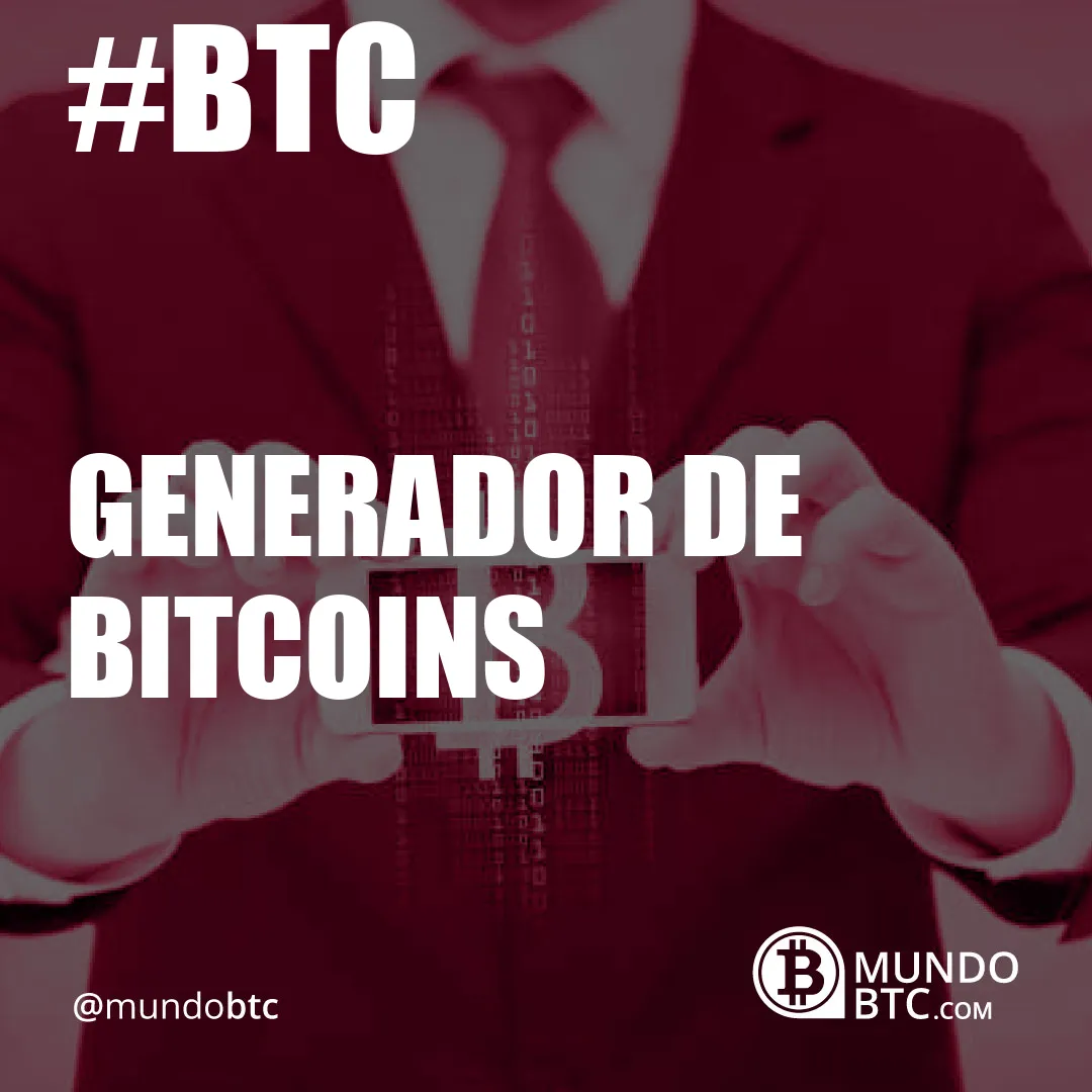 generador de bitcoins