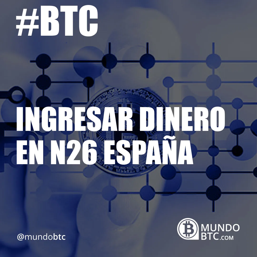 Ingresar Dinero en N26 España