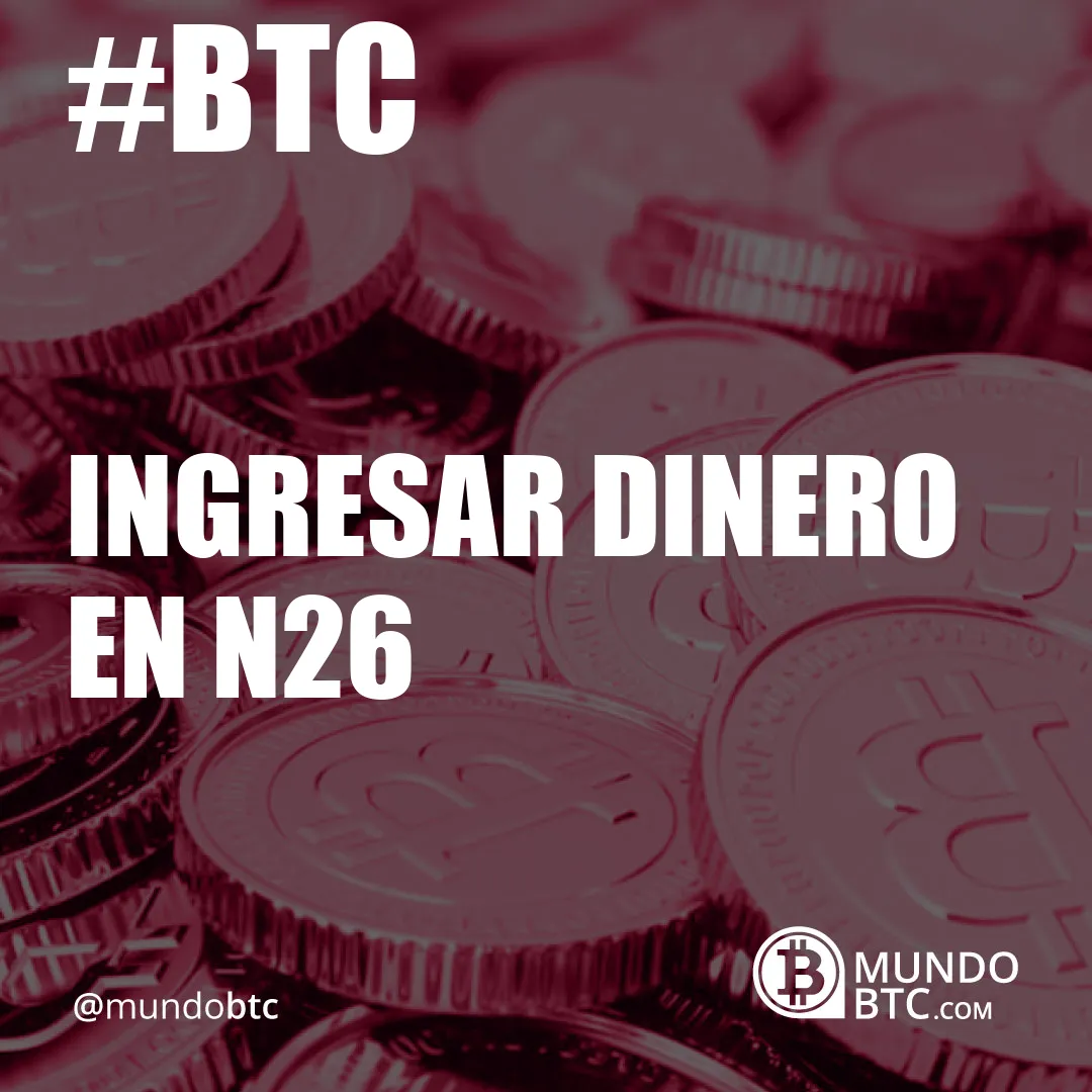 ingresar dinero en n26