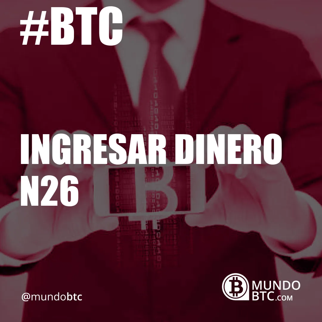 Ingresar Dinero N26