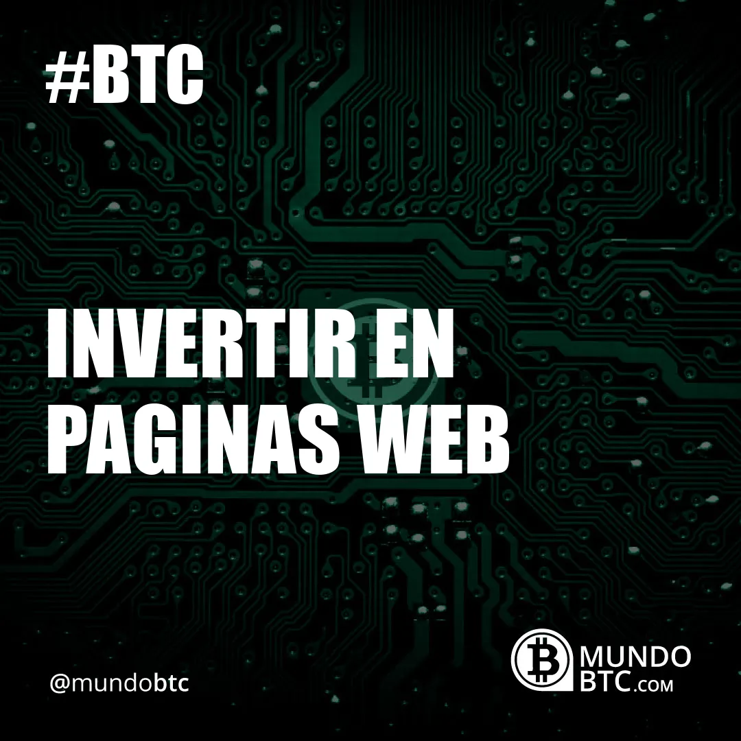 Invertir en Paginas Web