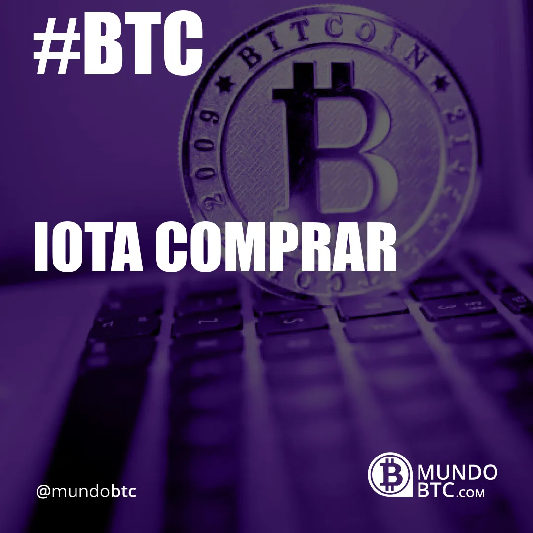 Iota Comprar