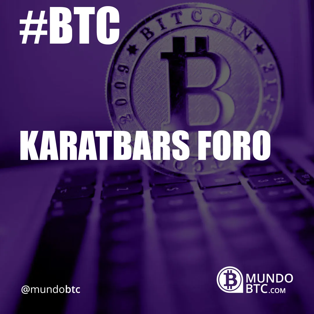 Karatbars Foro