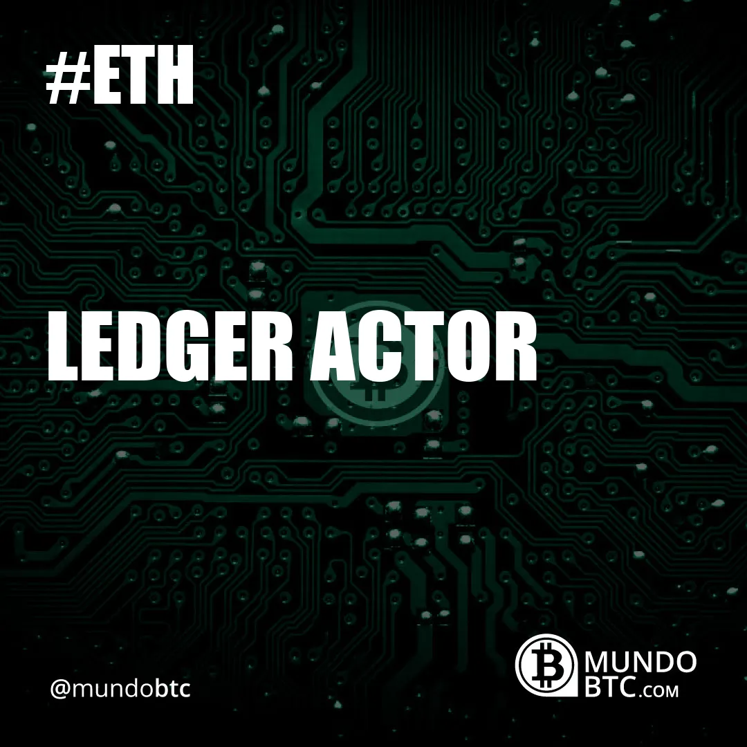 Ledger Actor