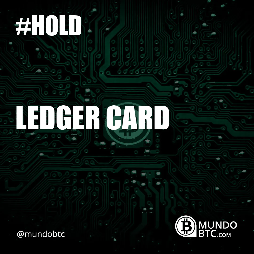 Ledger Card